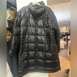 Black on Black North Face Acropolis Parka